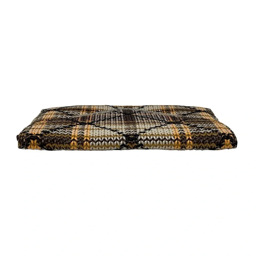 BCBGeneration (BCBG) Oversized Envelope Woven Straw 12